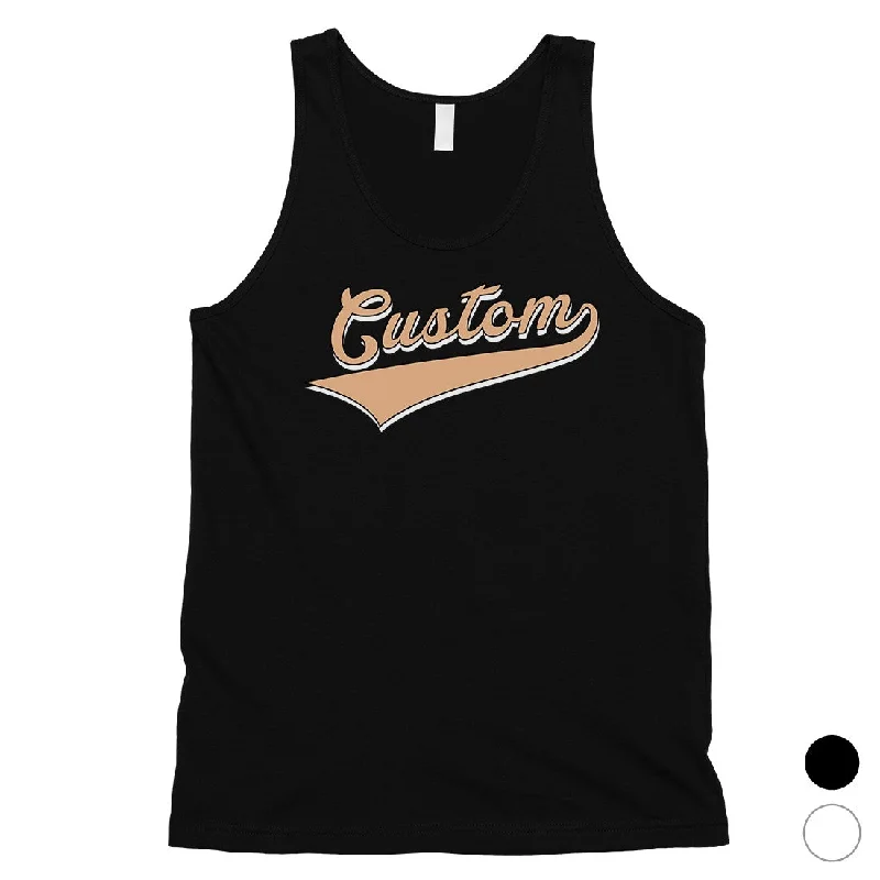 Casual Chic Women's Clothes Orange College Swoosh Humble Bright Mens Personalized Tank Tops