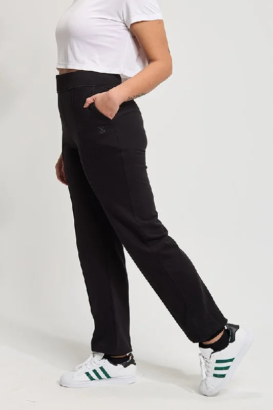 Women's Evening Clothes Black Splash Jogger