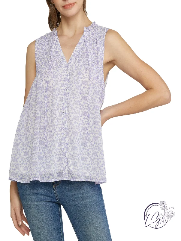 Playful Fashion Offers All The Answers Floral Tank Top