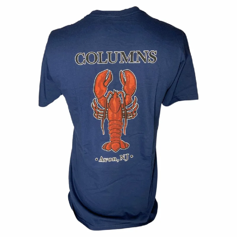 Affordable Fashion Clothing For Women Col-Tall Lobster T-Shirt Navy