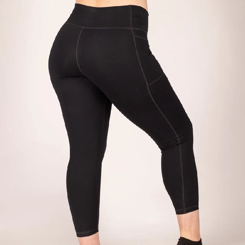 Women's Comfy Loungewear Outfit Women's Agility 7/8 High Waisted Leggings - Black