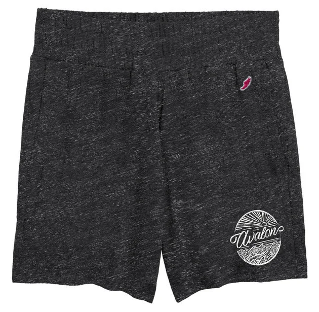 Find Your Unique Flair Women's Avalon Intramural Hi-Rise Shorts - Varsity Black