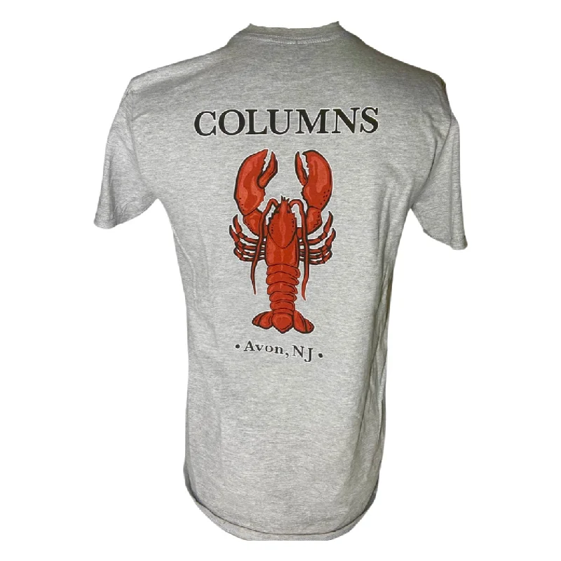 Chic Women's Attire Col-Tall Lobster T-Shirt Gray