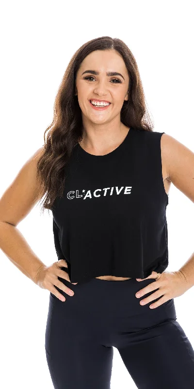 Limited Time Offers Midnight CL Active Crop Tank