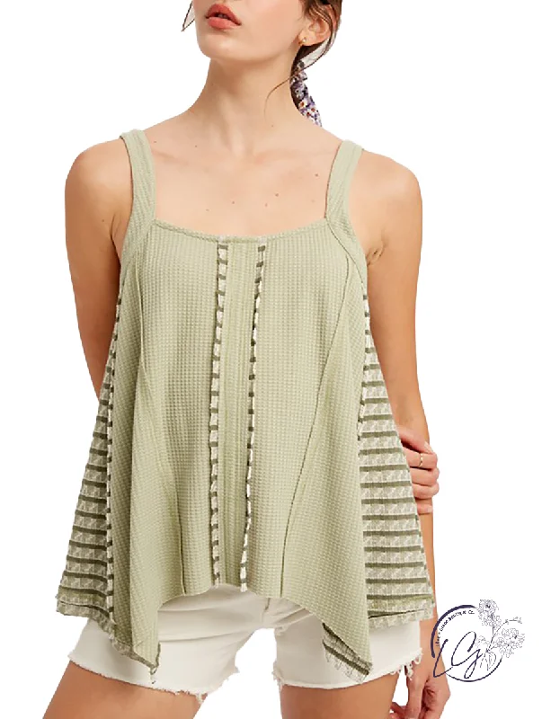 Polished Style Deals Only Going Up Stripe Tank Top