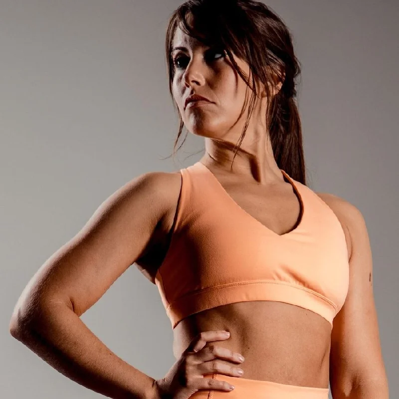 Women's Casual Outfit Women's Agility Low Impact Sport Bra - Apricot Crush