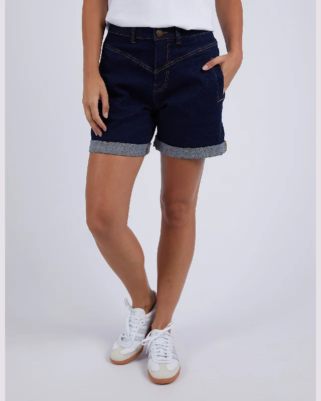 Fast Fashion Favorites Foxwood Devi Short - Dark Denim Blue