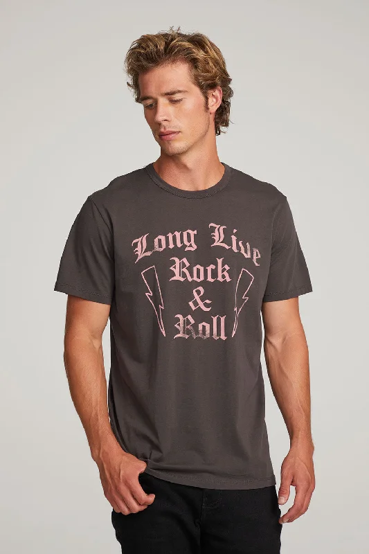 Women's High-End Clothing Long Live Rock Mens Tee