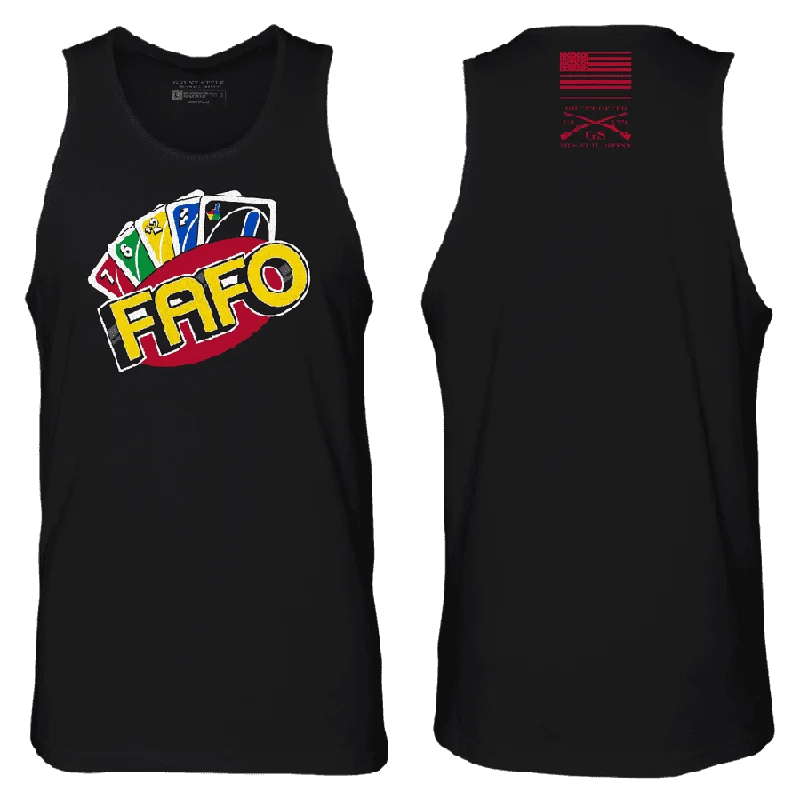 Women's Timeless Attire FAFO Wild Card Tank - Black