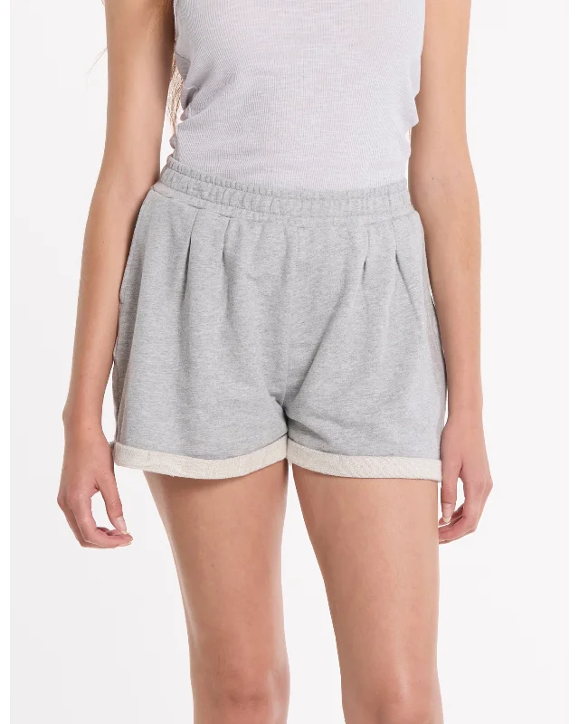 New Season Fashion Preview Clique Terry Short - Grey Marle