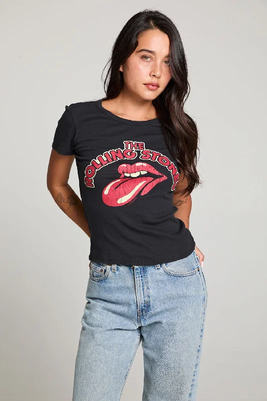 Women's Trendy Garments Rolling Stones Classic Logo Issaa Tee