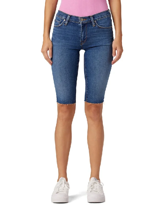 Women's Formal Apparel HUDSON Jeans Amelia Mid-Rise Knee Short Tulum Jean