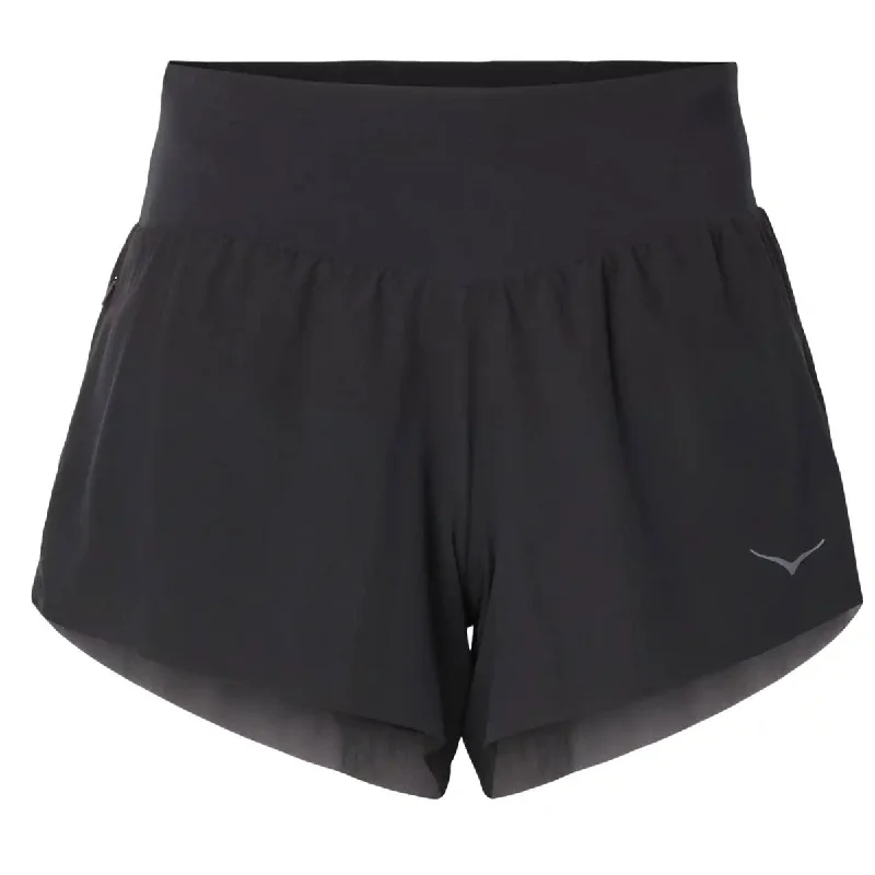 Women's Office Outfit Hoka Glide 4 inch Running Shorts - Womens - Black