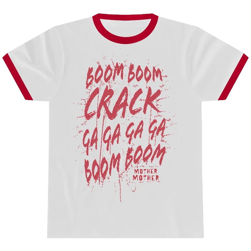 Affordable Luxury Women's Garments Boom Boom Crack Ringer Tee