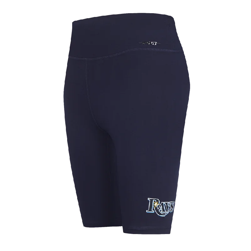 Timeless Elegance Sale MLB TAMPA BAY RAYS CLASSIC WOMEN'S COTTON BIKE SHORT (MIDNIGHT NAVY)