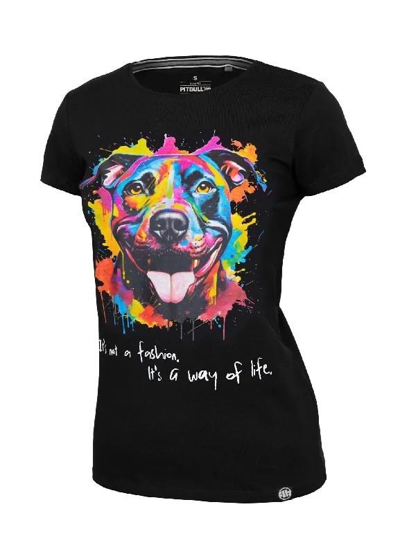 Huge Markdowns Women's T-Shirt WATERCOLOR - Black