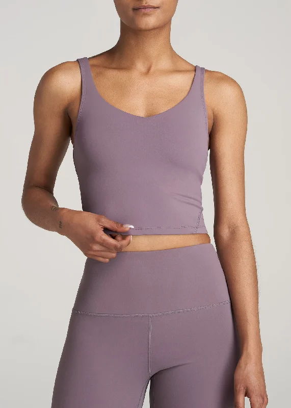 Modern Fashion Sale Balance Tank Top in Smoked Mauve - Women's Tall Tank Tops