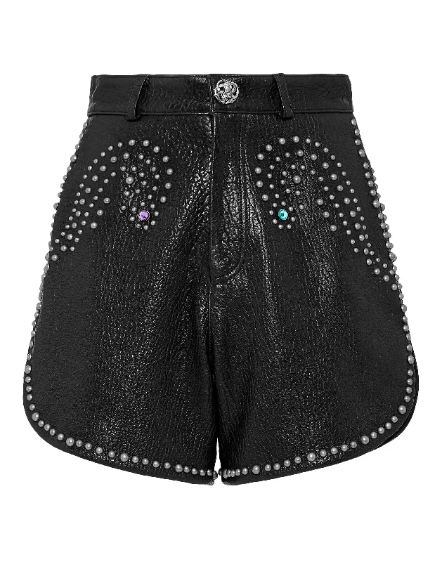 Big Discounts Vintage Leather Hot Pants