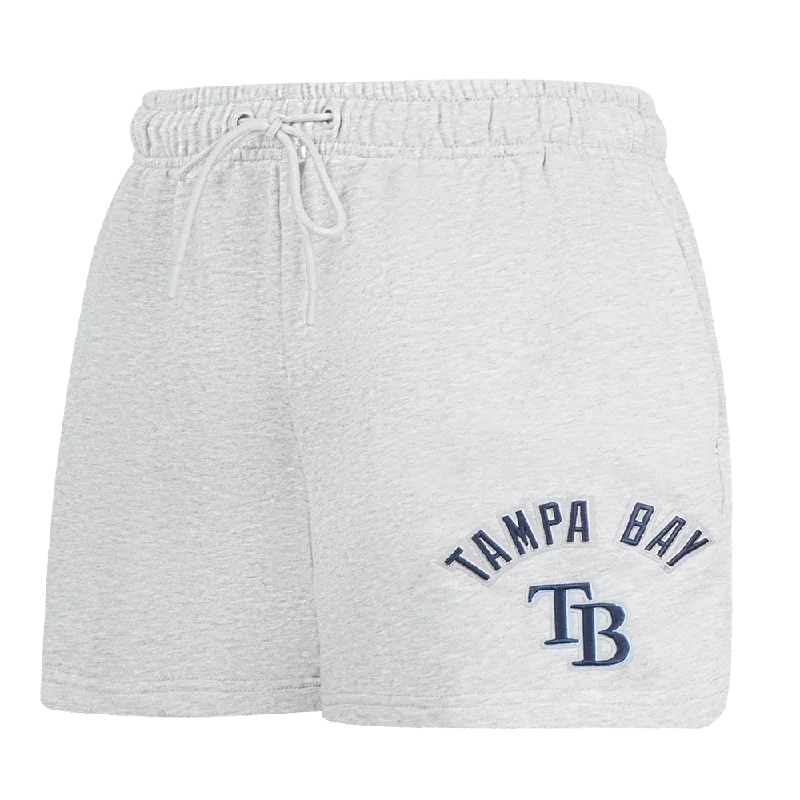 Hurry Before It'S Gone MLB TAMPA BAY RAYS CLASSIC WOMEN'S FLEECE SHORT (HEATHER GREY)