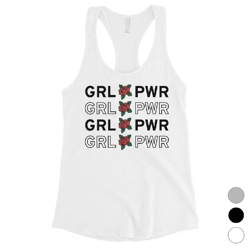 Classy Style Discounts 365 Printing Girl Power Womens Radiant Strong Tank Top Gift For Friend