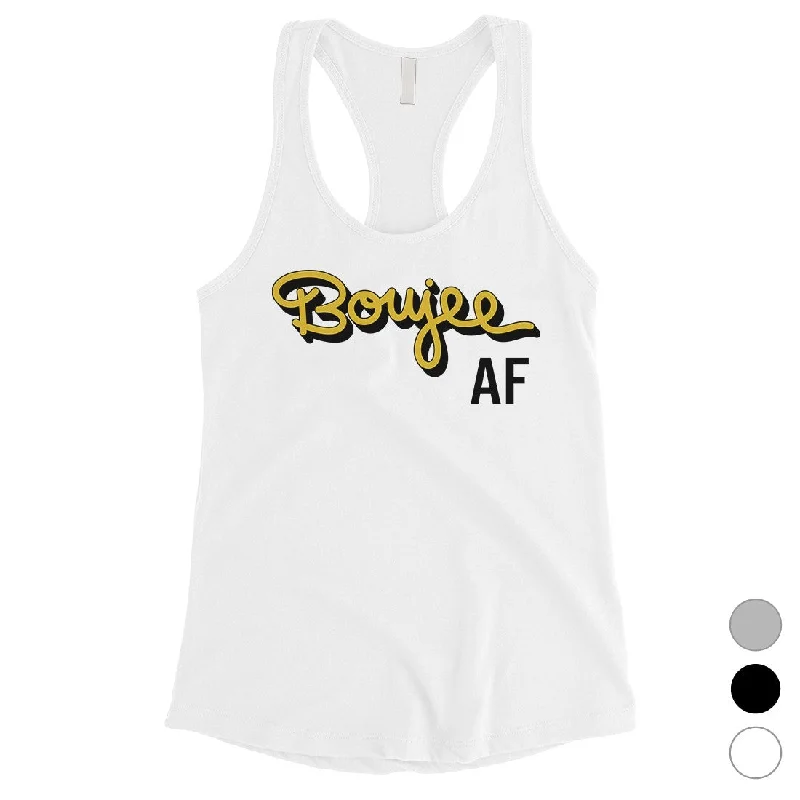 Playful Fashion Offers 365 Printing Boujee AF Womens Tank Top